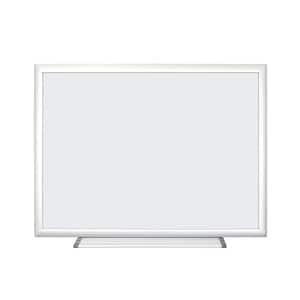 Magnetic Dry Erase Board 23 in. x 17 in. Silver Aluminum Frame