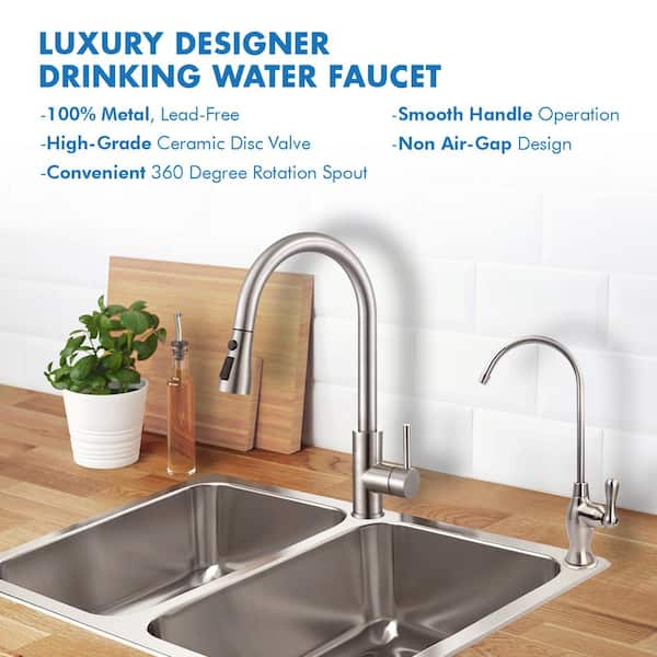 Non Air Gap Faucet Drinking Water RO Reverse Osmosis Faucet IVORY Finish New 