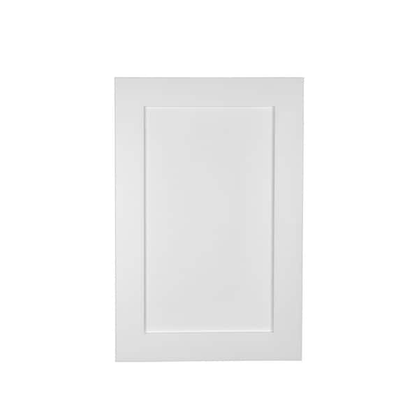 WG Wood Products Fieldstone Shaker 15.5 in. W x 19.5 in. H White Enamel Recessed Medicine Cabinet without Mirror Style Frameless