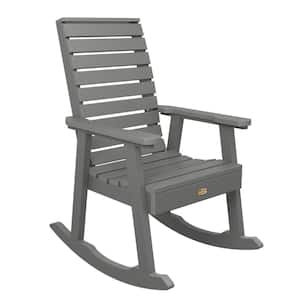 Elk Outdoor Essential Town Coastal Teak Plastic Outdoor Rocking Chair