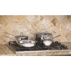 LEXI HOME Diamond Tri-ply 3-Piece Stainless Steel Nonstick Frying Pan Set  LB5708 - The Home Depot