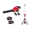 BLACK+DECKER 40V MAX 125 MPH 90 CFM Cordless Battery Powered Handheld Leaf  Blower Kit with (1) 1.5Ah Battery & Charger LSW40C - The Home Depot