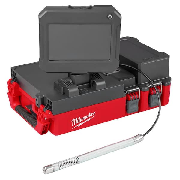 Milwaukee M12 12V Lithium-Ion Cordless 75 ft. Drain Camera with PACKOUT Compatibility