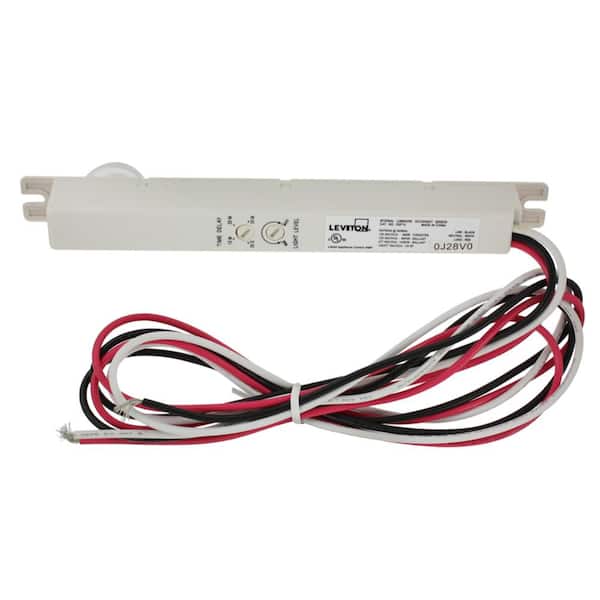 Leviton Commercial Grade Fixture Mount Integral Luminaire Occupancy Sensor, White OSF10-I0W