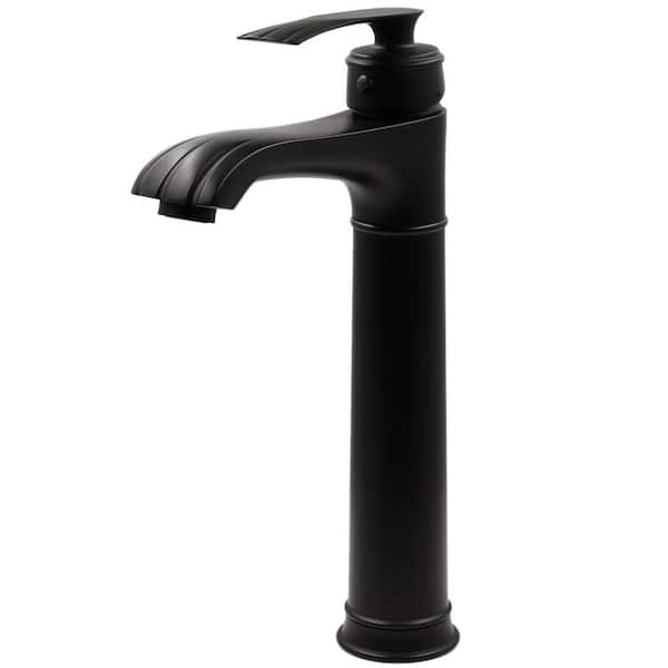 Ransom Single Hole Single-Handle Bathroom Faucet in Matte Black