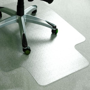Cleartex Advantagemat Plus APET 36 x 48 in. Lipped Chair Mat - Low/Standard Pile Carpet