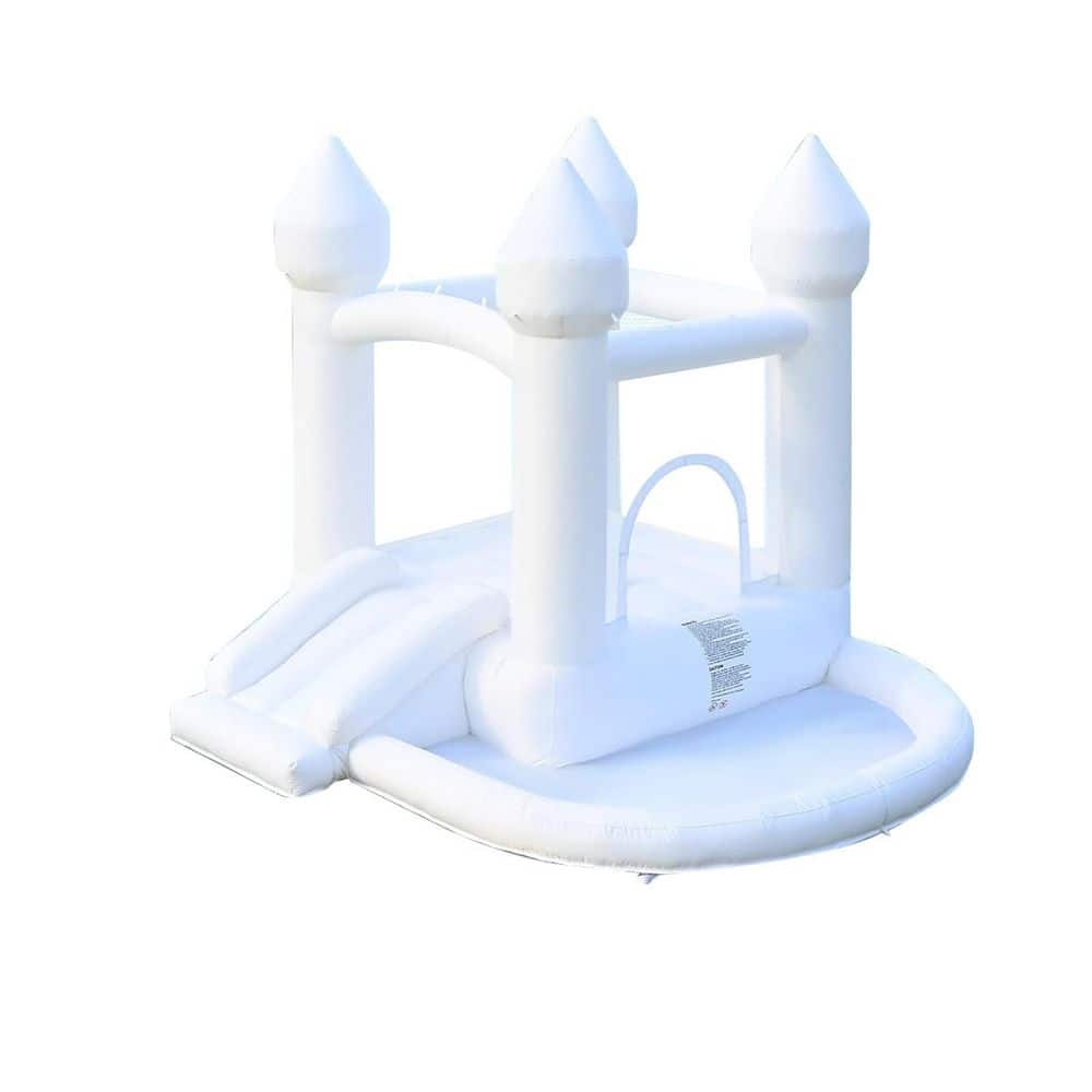 White Bounce House with Blower, Storage Bag, 100 Balloons, 110.23 x 98.42 x 88.97in. for Indoor Outdoor Use price history on PriceWatchPro