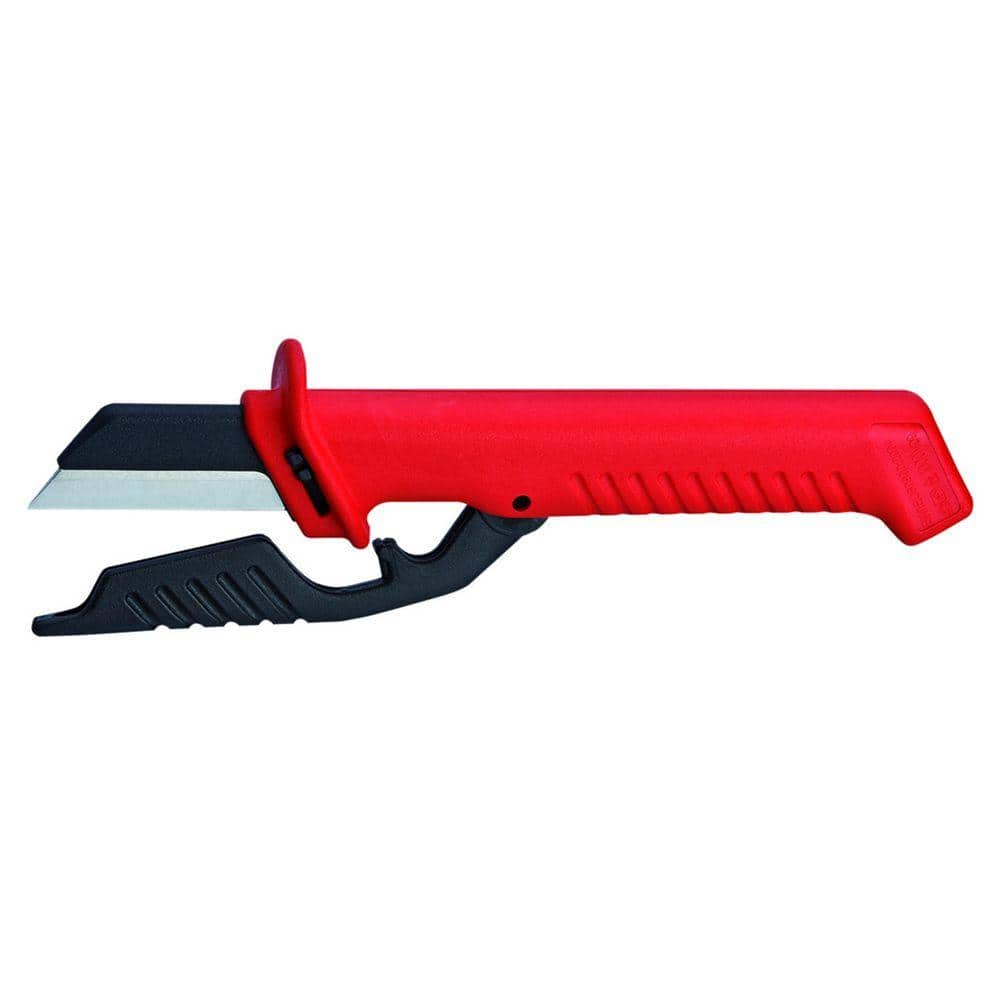 ik ben slaperig Lol Waakzaam KNIPEX 7-1/4 in. Cable Knife with Guard 98 56 - The Home Depot