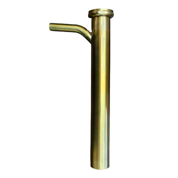 Everbilt 1-1/2 in. x 12 in. 22-Gauge Brass Hi-Line Sink Drain
