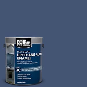1 gal. Home Decorators Collection #HDC-CL-26 Champlain Blue Urethane Alkyd Semi-Gloss Enamel Interior/Exterior Paint