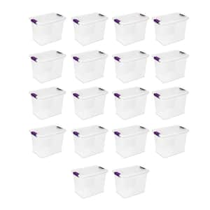 27 Qt. ClearView Latch Box Storage Bin Container, (18-Pack) 17631706