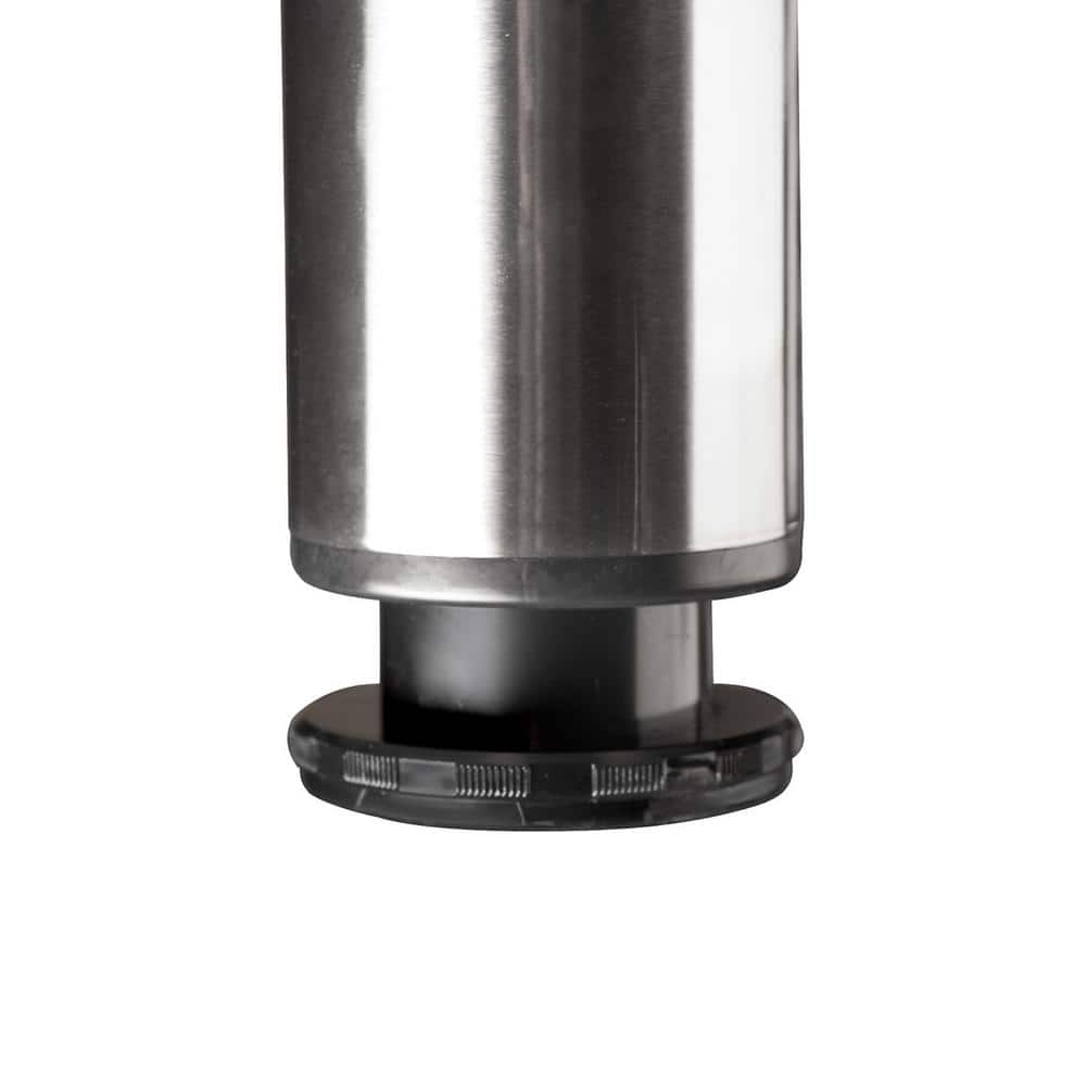 34-1/4" Adjustable Black Table Leg with Levelling Foot