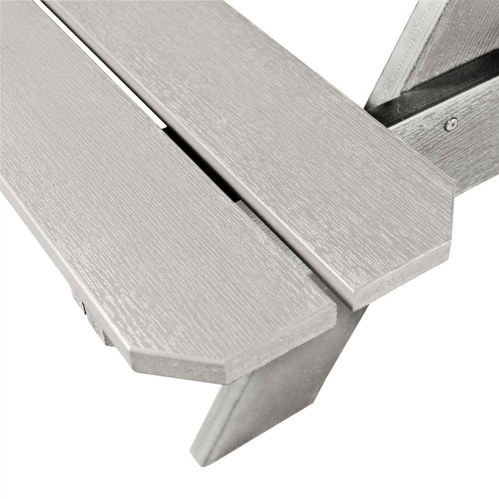 Harbor Gray 6-Foot Synthetic Wood Outdoor Picnic Table