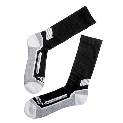 Men's Force Performance Black Sock Large (1-Pair)