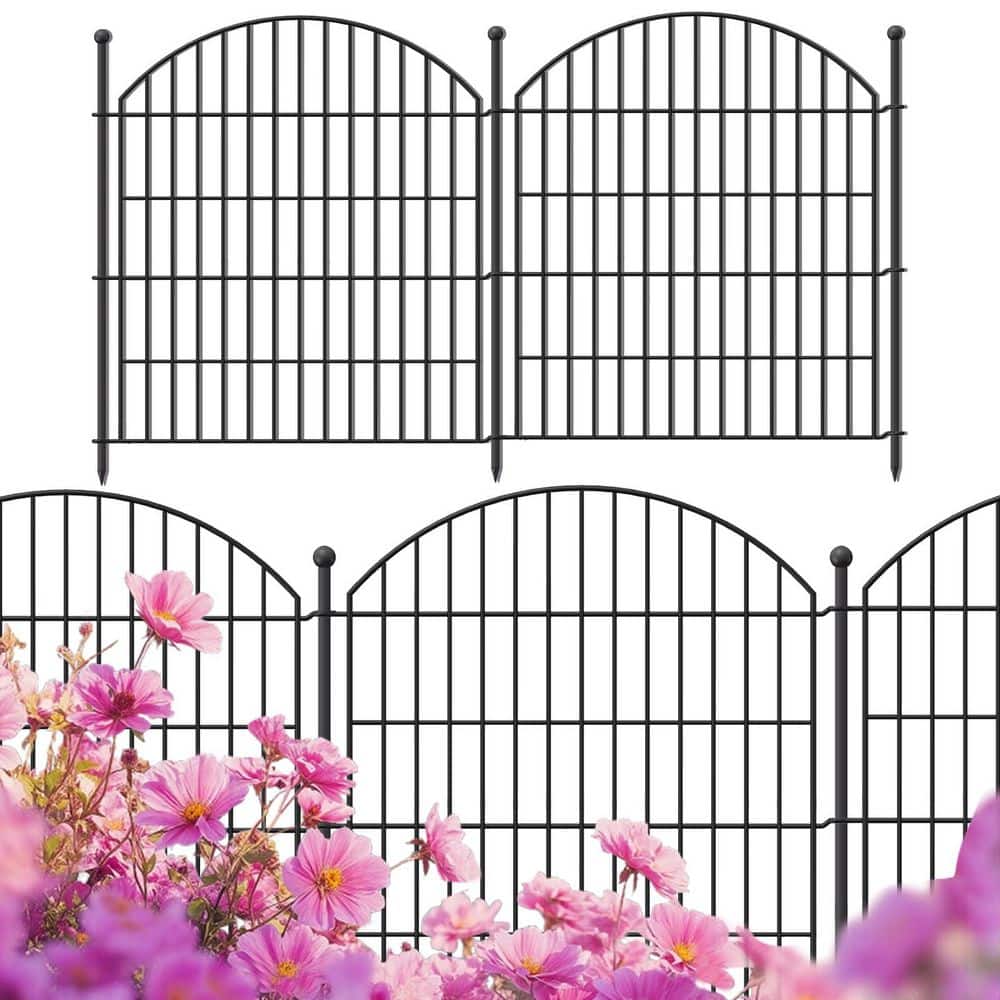 32 in. H x 12 ft. L No-Dig Garden Fence , 5-Pack Metal Animal Barrier with Arched Design - Rustproof Fencing price history on PriceWatchPro