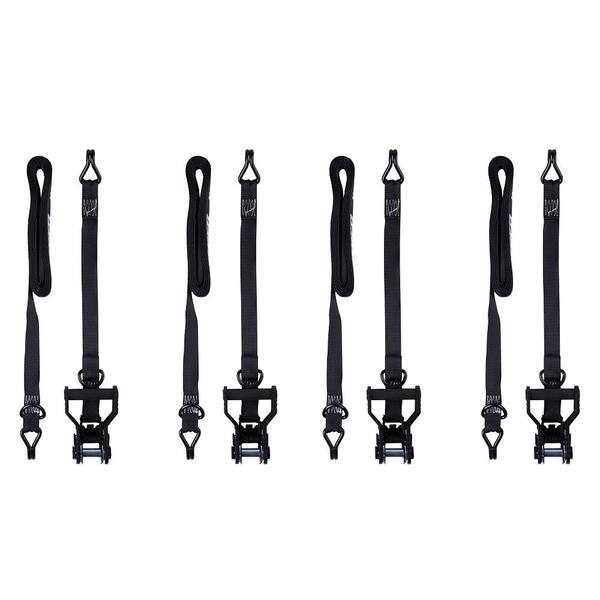 Keeper 16 ft. x 1.25 in. 1000 lbs. Camo Ratchet Tie Down (4 Pack) 47323 -  The Home Depot