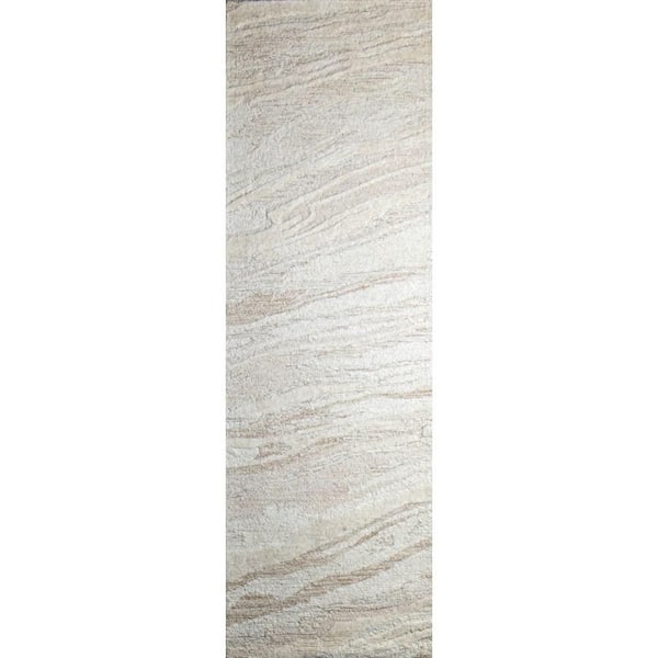 Verona Ivory 3 ft. x 8 ft. (2 ft. 6 in. x 8 ft.) Abstract Transitional Runner Rug