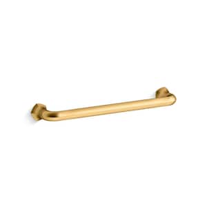 Occasion 7 in. (176 mm) Center-to-Center Cabinet Pull in Vibrant Brushed Moderne Brass