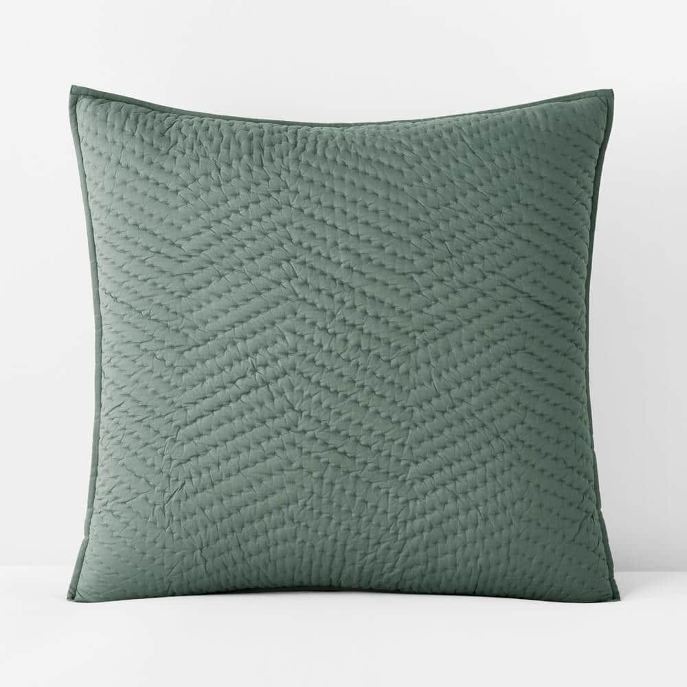 Company Cotton Jade Cotton Voile Euro Sham price history on PriceWatchPro