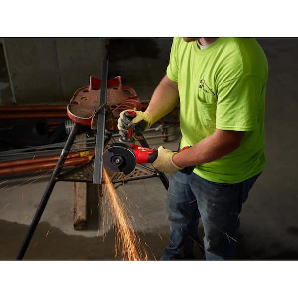 20V Cordless 4-1/2 in. Slide Switch Angle Grinder - Tool Only