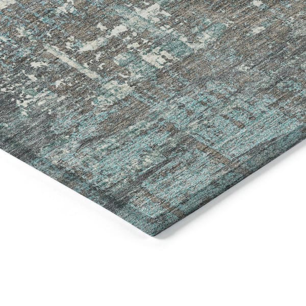 Chantille Machine Washable Indoor/Outdoor Abstract ACN1969 Taupe 5 ft. x 7 ft. 6 in. Area Rug