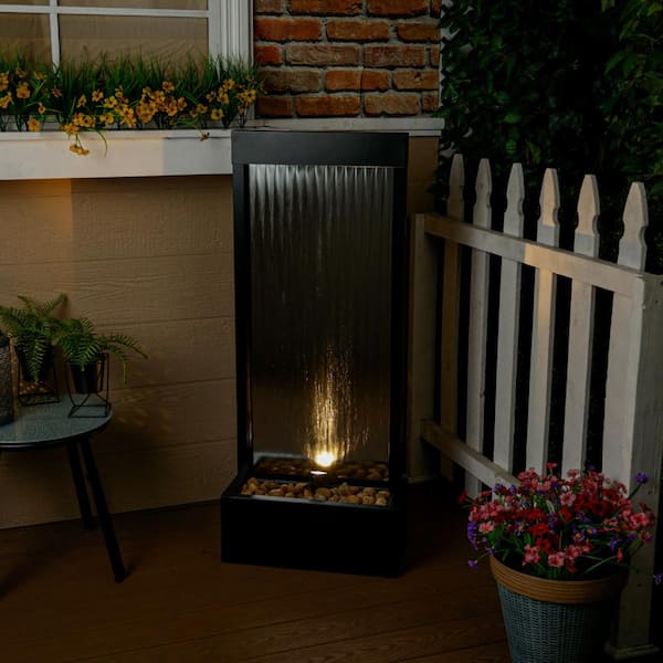 Alpine Corporation 48 in. Tall Indoor/Outdoor Mirror Zen Alpine Corporation 48 in. Tall Indoor/Outdoor Mirror Zen