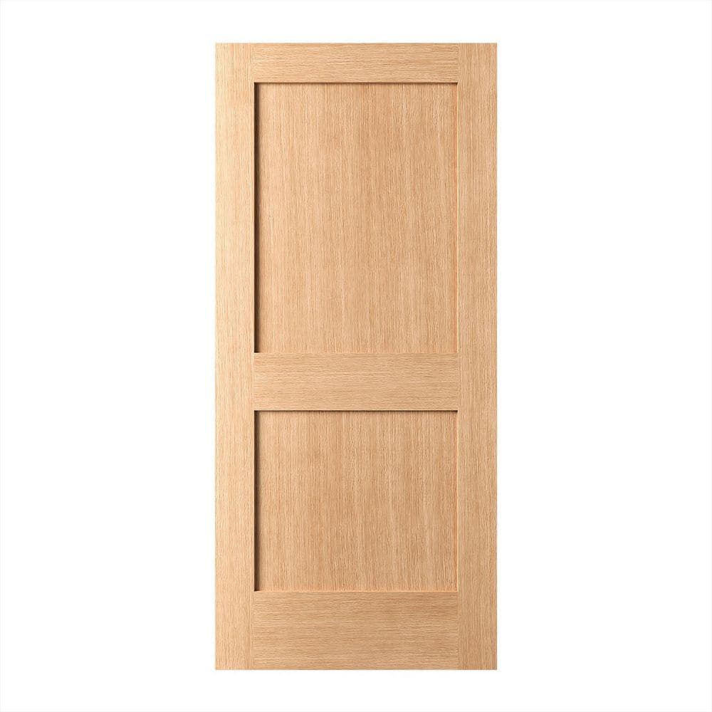 Montecito 24 in. x 96 in. No Bore Solid Hybrid Core White Oak Unfinished Wood Interior Door Slab price history on PriceWatchPro