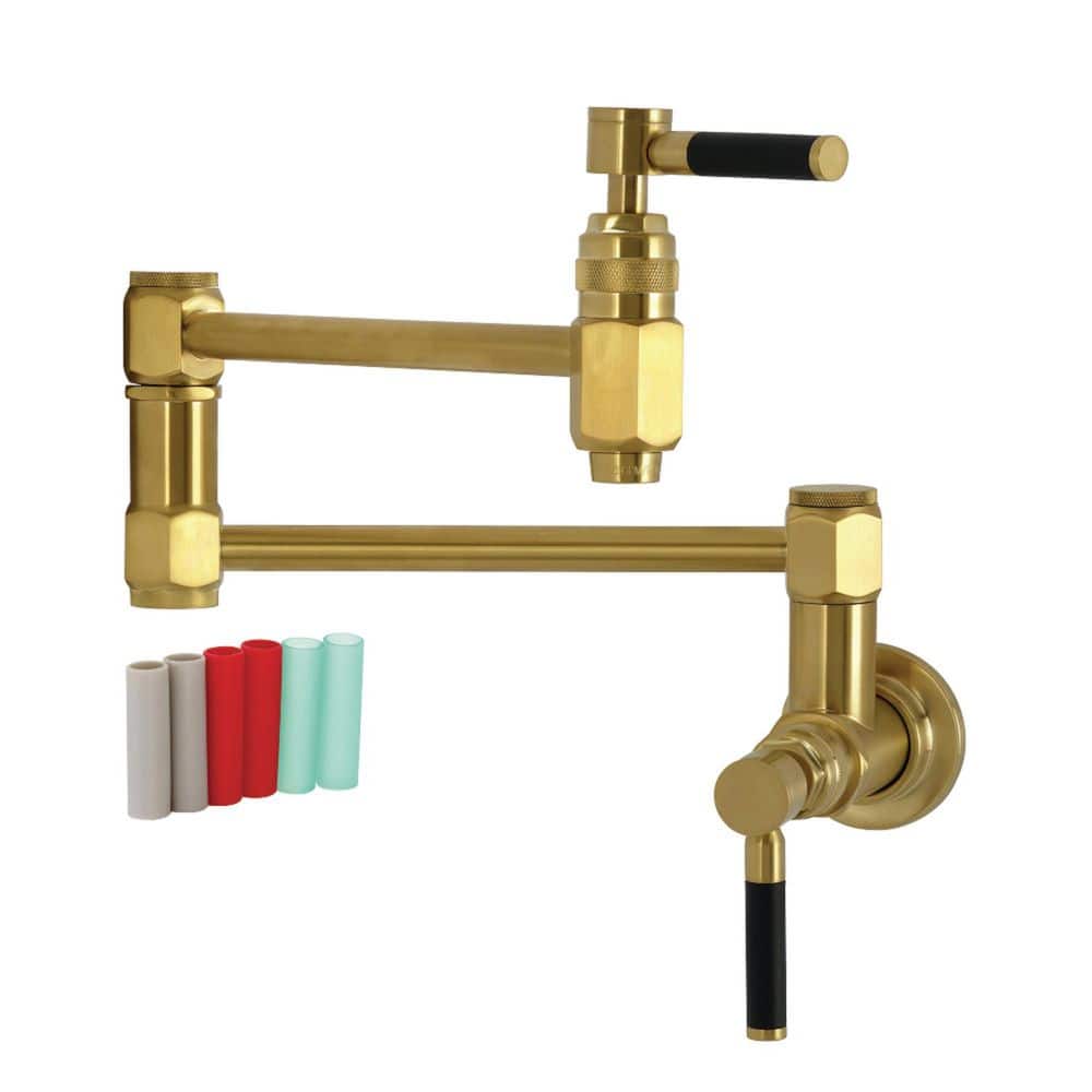 Kaiser Wall Mount Pot Filler in Brushed Brass price history on PriceWatchPro