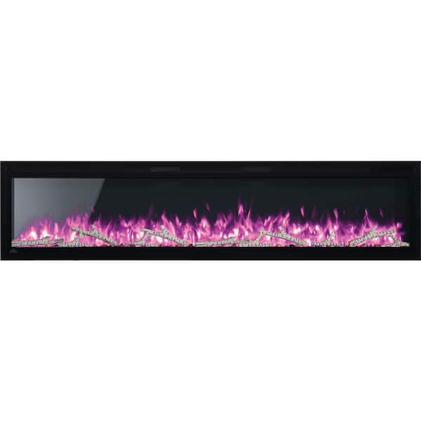 nyalon NAPOLEON Entice 72 in. Wall-Hanging, Wall Mount Electric Fireplace