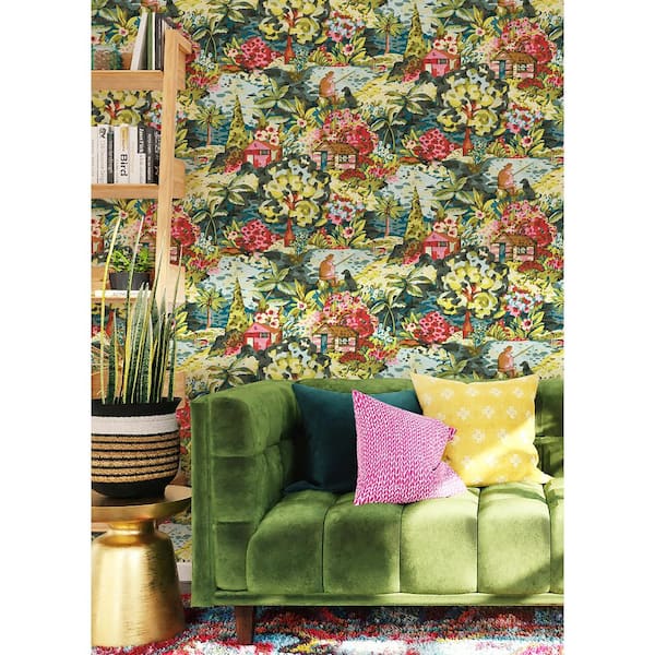 Multi le Forestier Vinyl Peel and Stick Removable Wallpaper CBS4503 - The  Home Depot