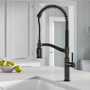 Sellette Single-Handle Pull-Down Sprayer Kitchen Faucet with Dual Function Sprayhead in Oil Rubbed Bronze