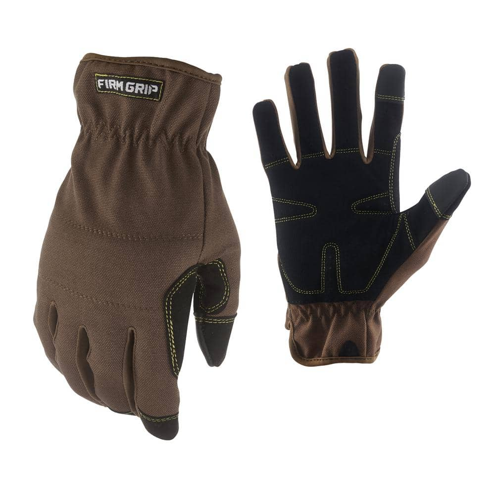 firm grip duck canvas utility gloves