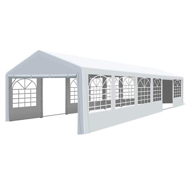 20 ft. x 40 ft. Outdoor Party Tent with Removable Sidewalls, Heavy Duty Wedding Tent Commercial Event Shelter Canopy