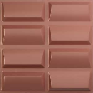 19 5/8 in. x 19 5/8 in. Robin EnduraWall Decorative 3D Wall Panel, Champagne Pink (Covers 2.67 Sq. Ft.)