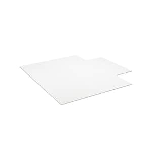 EverLife Chair Mat for Hard Floors 45 in.x 53 in. with Lip Clear