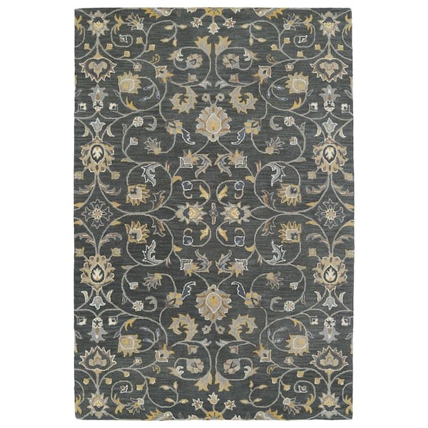 Kaleen Middleton Graphite 2 ft. x 3 ft. Area Rug