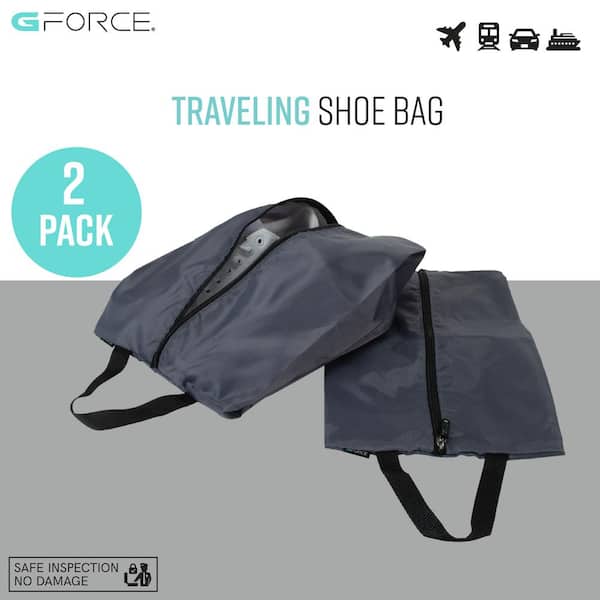 GForce Traveling 2-Piece Shoe Bags 6064 - The Home Depot