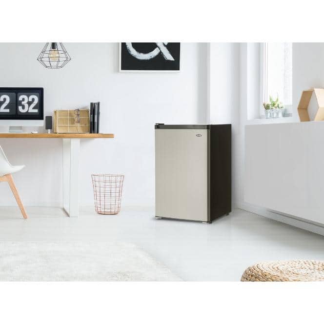Danby 4.5 cu. ft. Stainless Steel Compact Refrigerator with True Freezer