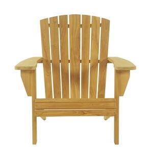 All Natural Grade Genuine Teak Wood Adirondack Chair