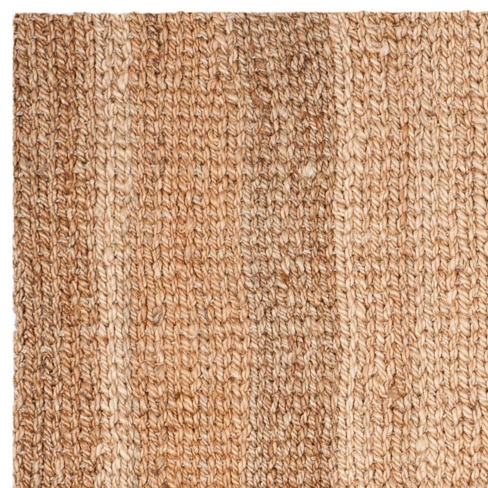 Natural Jute 7' x 7' Square Handwoven Area Rug