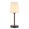 JONATHAN Y Carson 12.75 in. Brass Gold/White Modern Minimalist Iron  Rechargeable Integrated LED Table Lamp JYL7110C - The Home Depot