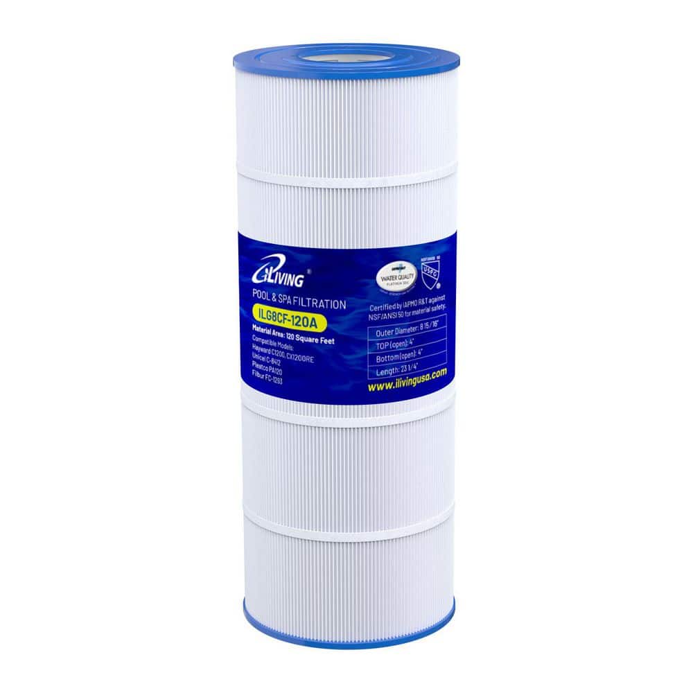 iLIVING ILG8CF-120A Pool and Spa Filter Replacement, Compatible