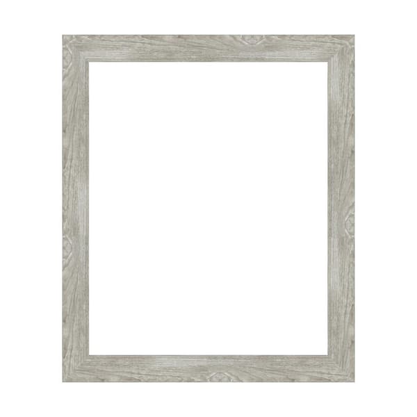 Amanti Art Mirror Makeover Dove Greywash Narrow 21.25 in. W x 25.25 in. H Bathroom Mirror Frame Border Kit-Fits a 20x24 Mirror
