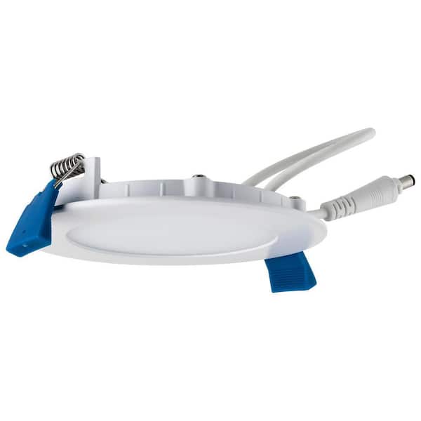 Sunlite 6 in. Canless 3000K New Construction Remodel ENERGY STAR Dimmable Round Slim Downlight Integrated LED Recessed Light Kit