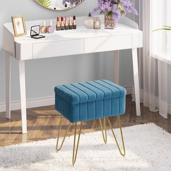 knee length dresses for ladies Black Dressing table Stool With Chrome Legs