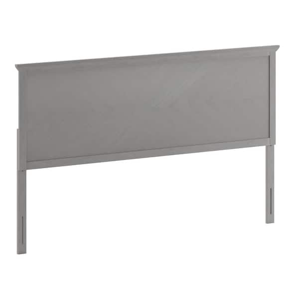 TAYLOR + LOGAN Gray Wash King Headboard