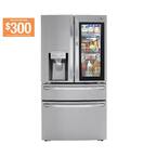 30 cu. ft. French Door Refrigerator, InstaView, Full-Convert Drawer, Craft Ice in PrintProof Stainless Steel