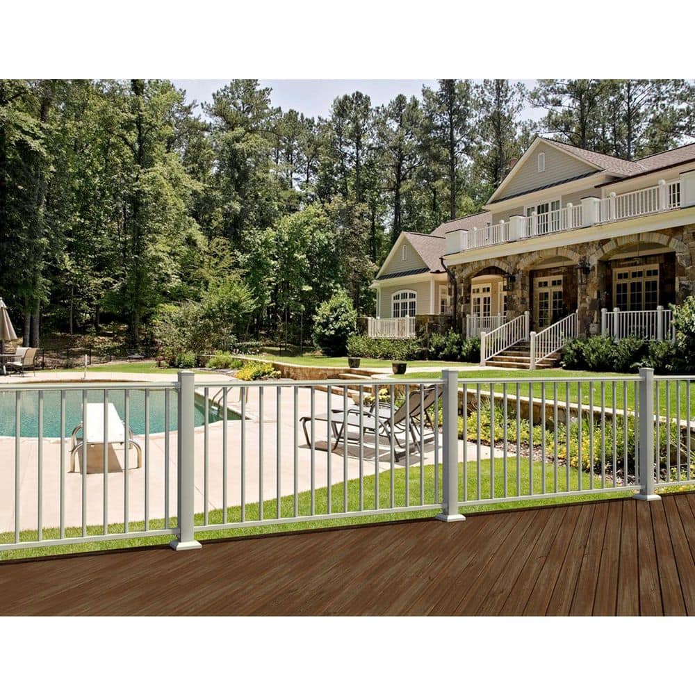 AL13 PLUS Traditional 42 in. H 12 in. W Black Sand Aluminum Picket Railing price history on PriceWatchPro