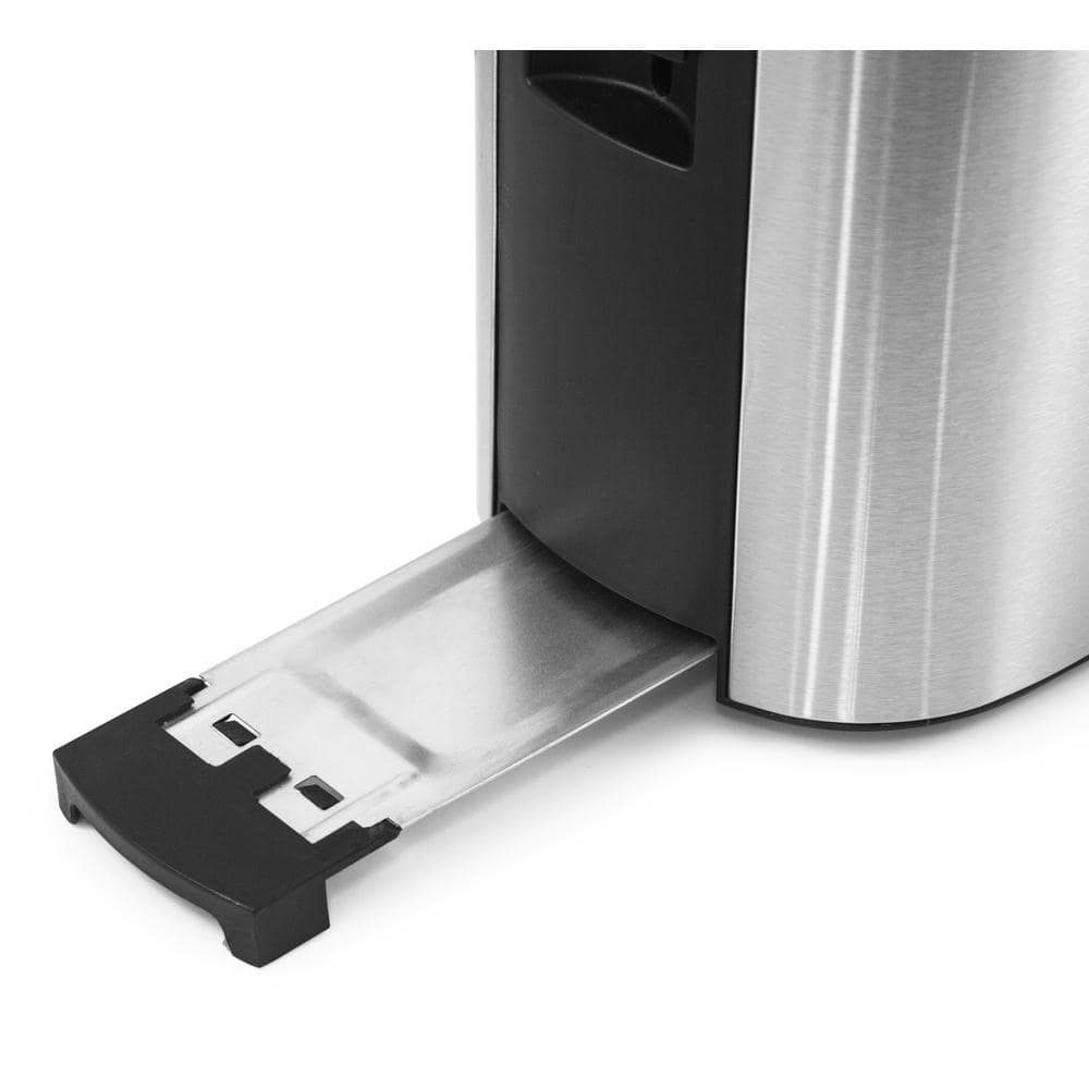 Stainless Steel 4-Slice Long Slot Toaster with Wide Slots