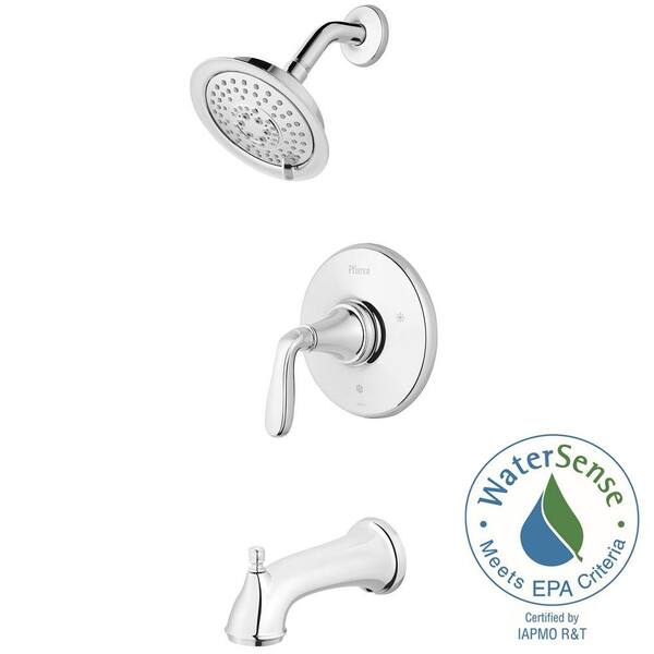 Pfister Northcott Single-Handle Tub and Shower Faucet Trim Kit in Polished Chrome (Valve Not Included)